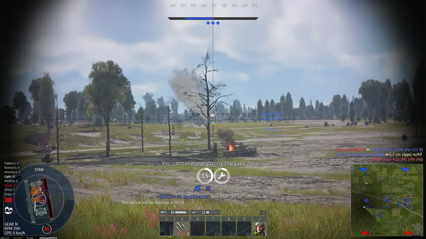 Screenshot 9 do cheat War Thunder Authority para War Thunder